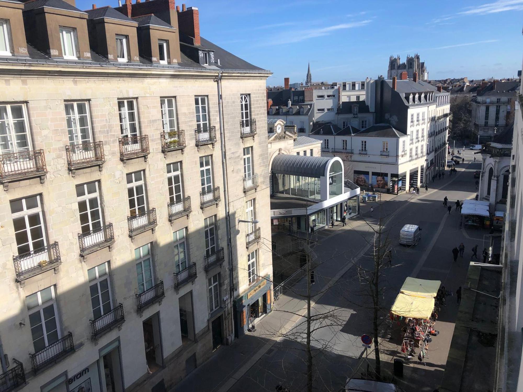Appt 3 Chambres Hyper Centre Tres Calme Tres Clair Quartier Place Royale, Parking Gratuit Nantes Kültér fotó